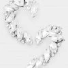 Emprada Crystal Marquise Accented Earrings Accessories