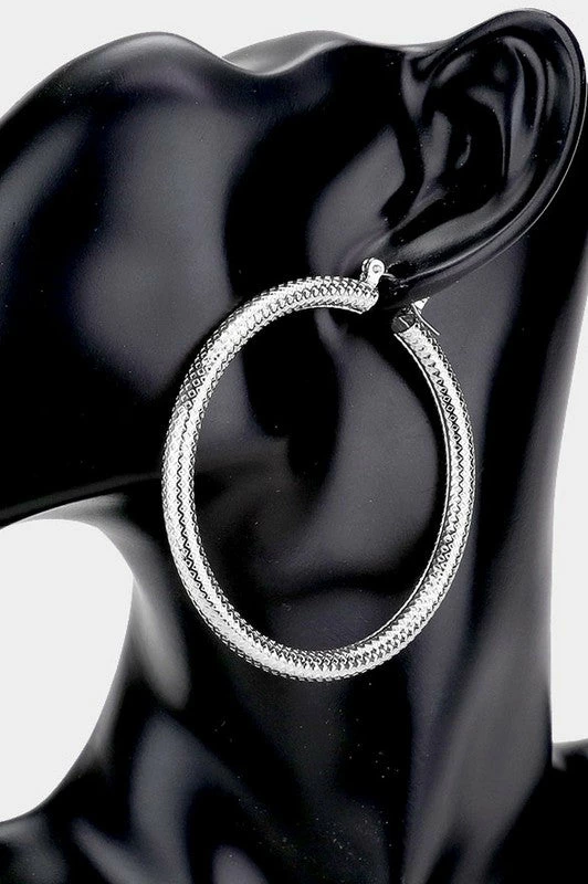 Emprada Silver Gold Filled 14K Metal Hoop Earrings 1 Emprada Silver Gold Filled 14K Metal Hoop Earrings