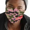 Emprada Camo Print Pink Men's Reusable Face Mask Masks