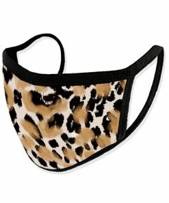 Emprada Leopard Brown Print Reusable Face Mask