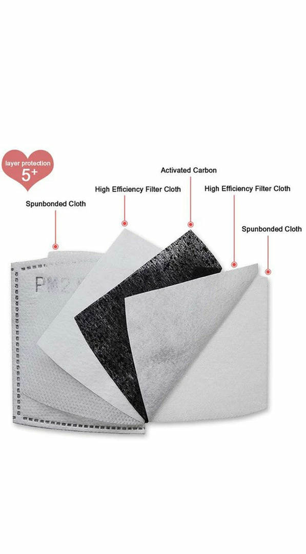 Emprada Black Adjustable Reusable Face Mask Masks 3 Emprada Black Adjustable Reusable Face Mask Masks