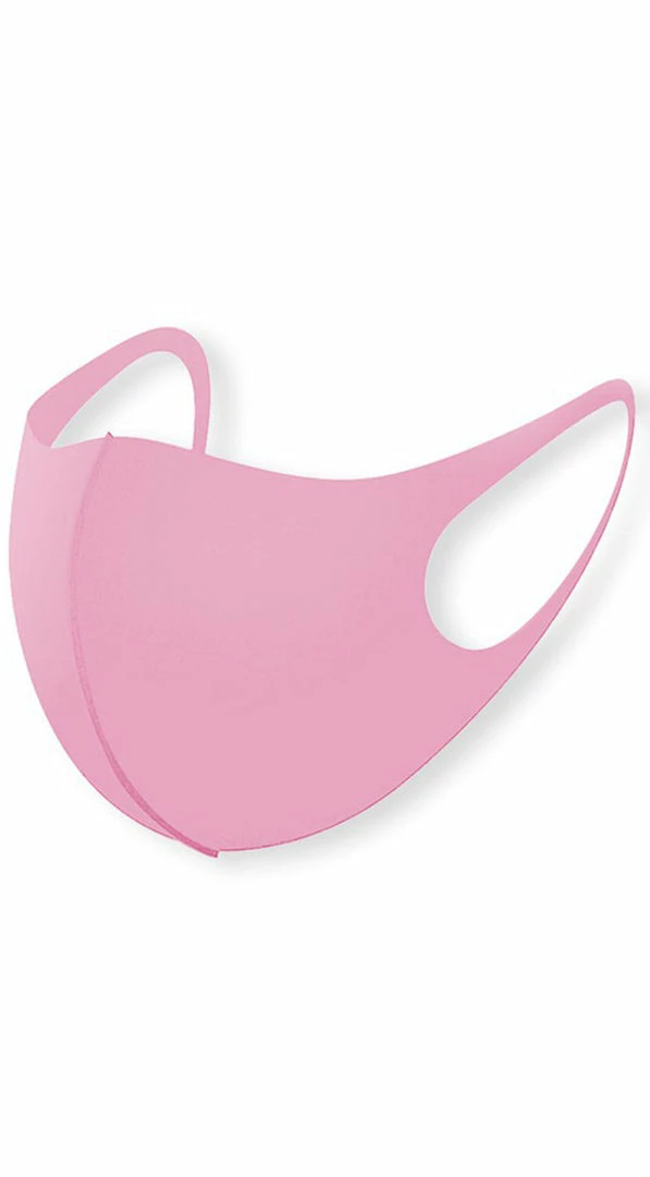 Emprada Masks Pink Solid Aerosilver Anti-bacterial Reusable Face Mask 1 Emprada Masks Pink Solid Aerosilver Anti-bacterial Reusable Face Mask