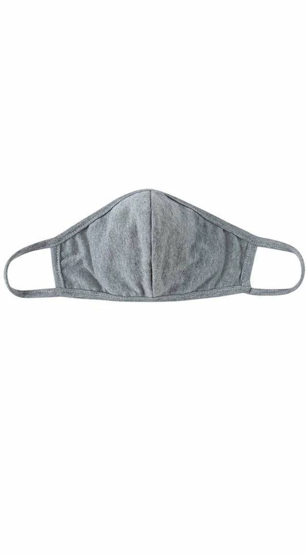 Emprada Grey Solid Reusable Face Mask 2 Emprada Grey Solid Reusable Face Mask
