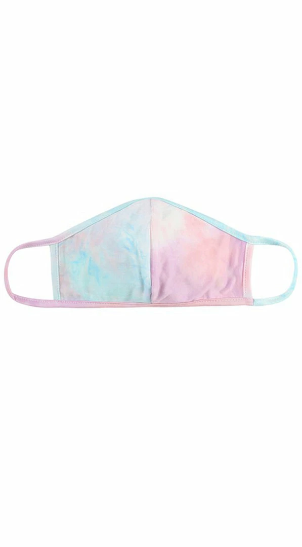Emprada Tie Dye Light Pink Lavender Reusable Face Mask 1 Emprada Tie Dye Light Pink Lavender Reusable Face Mask