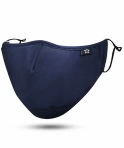 Emprada Dark Blue Adjustable Reusable Face Mask Masks