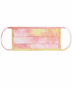 Emprada Masks Tie Dye Pink Yellow Kids Reusable Face Mask