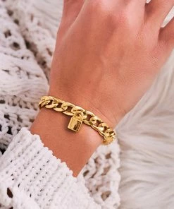 Emprada Whitmore Gold Chain Bracelet