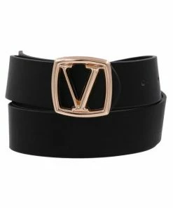Emprada V Gold Buckle Belt