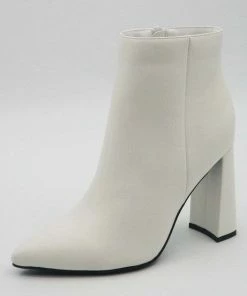 Emprada Shoes Nala White Ankle Boots 6 Emprada Shoes Nala White Ankle Boots
