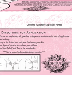 Emprada Peel And Toss White Strapless Disposable Panty (12 Pairs) Intimates