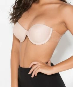 Emprada Intimates Backless Strapless Beige Bra