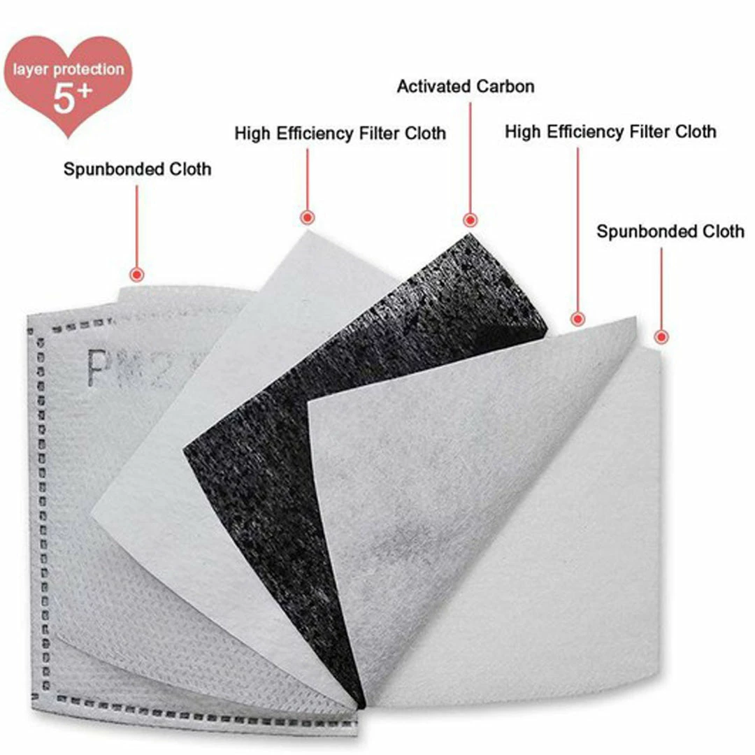 Emprada Pink Adjustable Reusable Face Mask 4 Emprada Pink Adjustable Reusable Face Mask