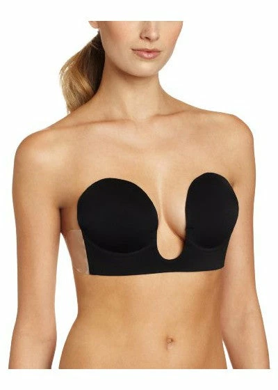 Emprada Backless Strapless Black V Bra 1 Emprada Backless Strapless Black V Bra