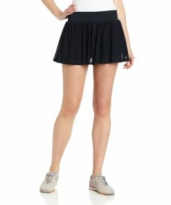 Colosseum Women's Black Love Game Tennis Skirt Bottoms