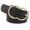 Emprada Double O Gold Metal Ring Buckle Belt