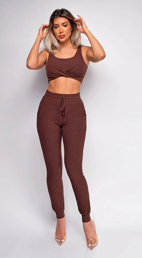 Emprada Reyna Brown Lounge Set 3 Emprada Reyna Brown Lounge Set