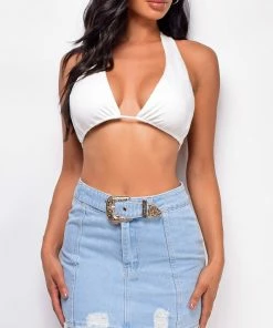 Emprada Jocasta White Top Tops