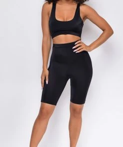 Emprada Gimme More Black Front Cutout Romper