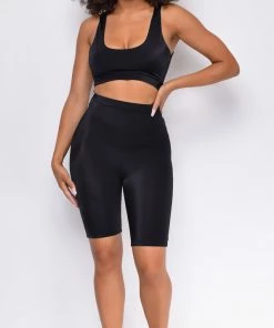 Emprada Gimme More Black Front Cutout Romper