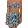 Emprada Dresses Jamaica Blue Floral Top And Skirt Set