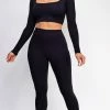 Emprada Tasha Black Legging Set Sets