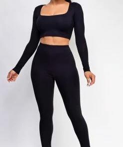 Emprada Tasha Black Legging Set Sets