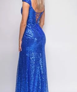 Emprada Dresses Betania Blue Sequin Gown 9 Emprada Dresses Betania Blue Sequin Gown
