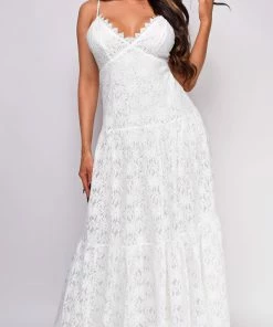 Emprada Demir White Maxi Dress Dresses