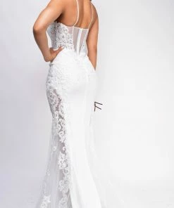 Emprada Dresses Esmee White Lace Bridal Gown 5 Emprada Dresses Esmee White Lace Bridal Gown