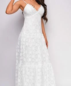 Emprada Demir White Maxi Dress Dresses