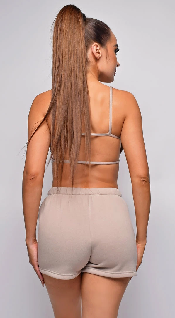 Emprada Blue Dresses Go For It Beige Blue Shorts & Crop Top Lounge Set 2 Emprada Blue Dresses Go For It Beige Blue Shorts & Crop Top Lounge Set