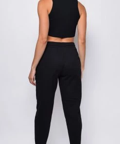 Emprada Leisure Black Joggers