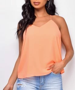 Emprada Lily Orange Classic Top
