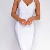 Emprada Dresses Jasper White Halter Bandage Dress