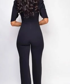 Emprada Jumpsuits & Rompers Calandra Black Chain Jumpsuit