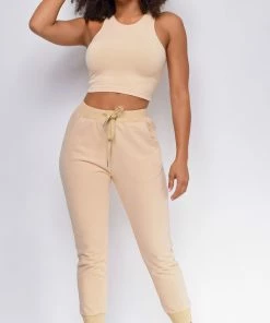 Emprada Shanti Beige Joggers