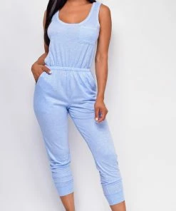 Emprada Robyn Blue Jumpsuit Loungewear