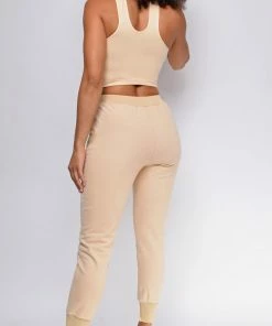Emprada Shanti Beige Joggers 5 Emprada Shanti Beige Joggers
