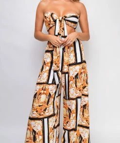 Emprada Janene White Gold Multi Print Set Sets