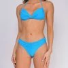 Emprada Swim Catalina Blue Crisscross Tie Up Bikini