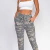 Emprada Leisure Camo Green Joggers Loungewear