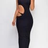 Emprada Heat Wave Black Cut Out Side Dress Dresses