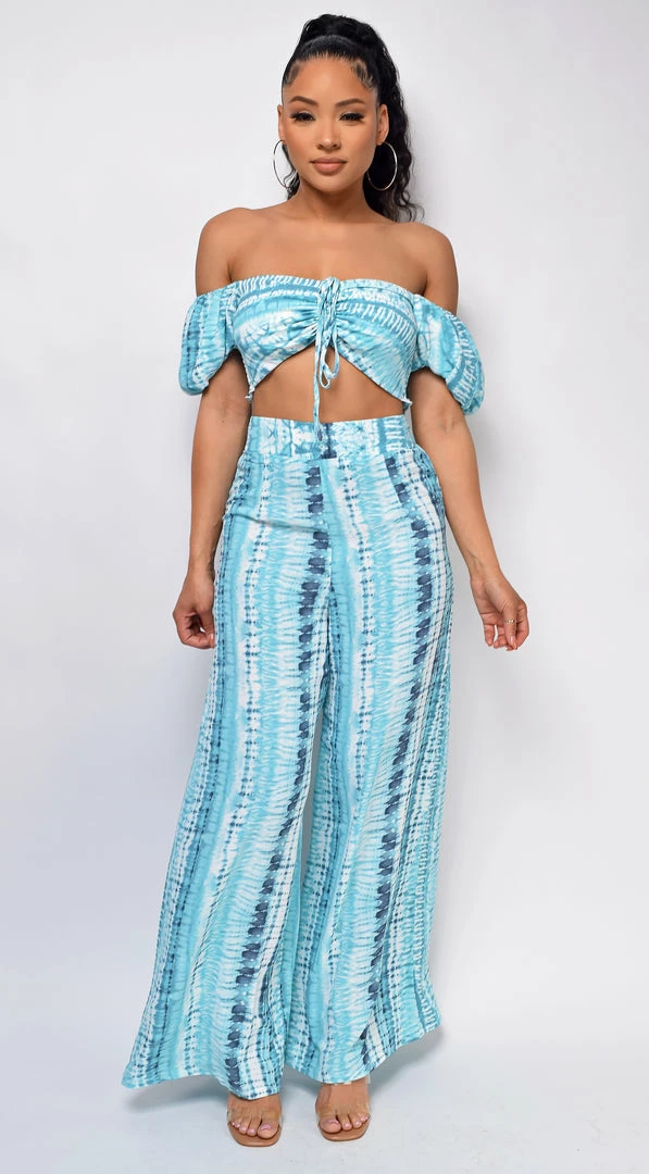 Emprada Sets Nassau Blue Tie-Dye Set 3 Emprada Sets Nassau Blue Tie-Dye Set