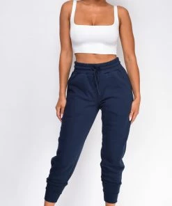 Emprada Loungewear Leisure Navy Blue Joggers