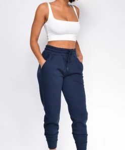 Emprada Loungewear Leisure Navy Blue Joggers