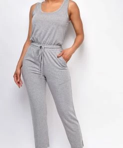 Emprada Loungewear Amala Grey Jumpsuit