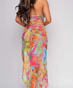 Emprada Pantelleria Pink Multi 3 Piece Set Dresses