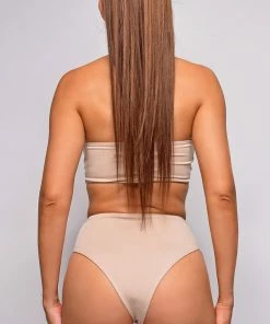 Emprada Tenara Beige Nude Bandeau Bikini Swim