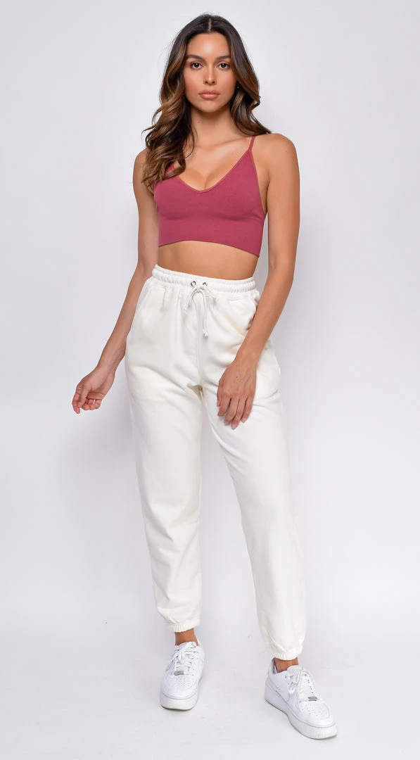 Emprada Loungewear Luca Maroon Red Seamless Ribbed Spaghetti Strap Brami 4 Emprada Loungewear Luca Maroon Red Seamless Ribbed Spaghetti Strap Brami