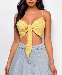 Emprada Zuri Blue Pleated Denim Skirt Bottoms